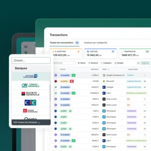 Capture d'écran Pennylane connexion banques