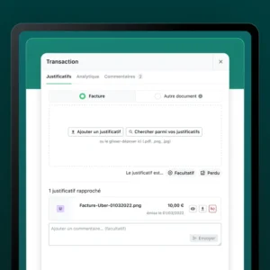 Capture d'écran Pennylane Transaction